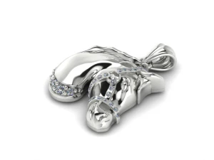 42 Pendant in the form of a horse 3D Print Model