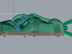 42 Pendant in the form of a horse 3D Print Model