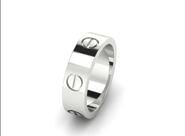 43 Ring 3D Print Model .c4d .max .obj .3ds .fbx .stl .blend 
