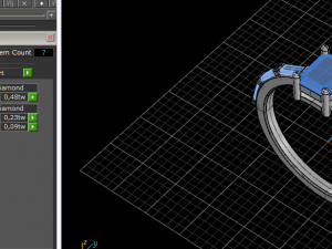 44 Female ring 3D Druckmodell