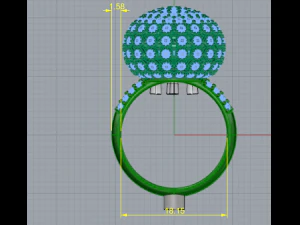 45 Ballet ring for women 3D Print Model