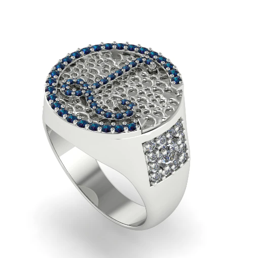 48 Ring 3D Print Model .c4d .max .obj .3ds .fbx .stl .blend 
