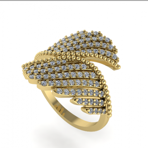 49 Beautiful woman ring 3D Baskı Modeli .c4d .max .obj .3ds .fbx .stl .blend 