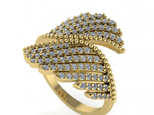 49 Beautiful woman ring 3Dプリントモデル
