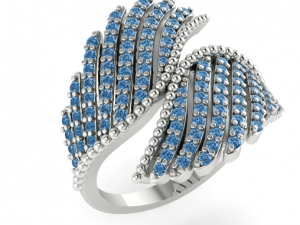 49 Beautiful woman ring 3D Baskı Modeli