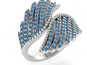 49 Beautiful woman ring 3D Print Model