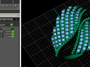 49 Beautiful woman ring 3D Print Model