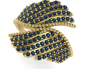 49 Beautiful woman ring 3D Print Model
