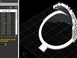 49 Beautiful woman ring 3D Print Model