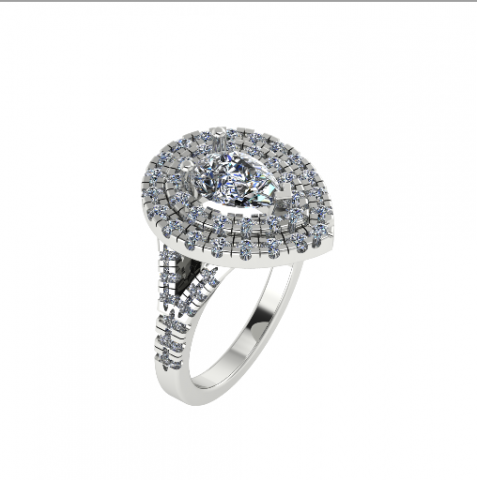 52 Ring female Model Cetak 3D .c4d .max .obj .3ds .fbx .stl .blend