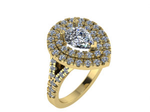 52 Ring female Model Cetak 3D