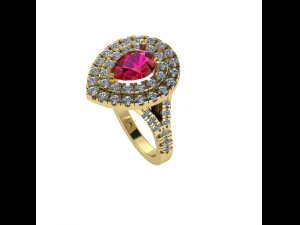 52 Ring female 3D Print Model