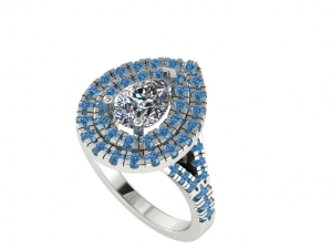 52 Ring female Model Cetak 3D