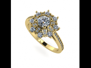 53 Female ring 3D Print Model
