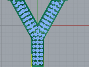56 Pendant in the shape of the letter Y 3D Print Model