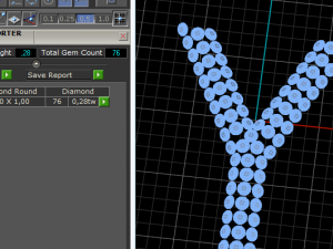 56 Pendant in the shape of the letter Y 3D Print Model