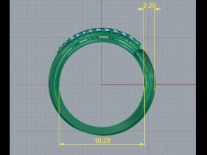 57 Set of earrings and ring 3D Print Model
