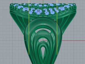 57 Set of earrings and ring Model do druku 3D