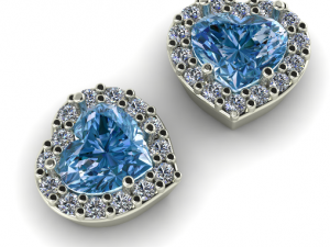 58 Pendant in the form of a heart 3D Print Model