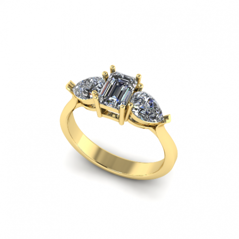 61 Female ring 3D-printmodel .c4d .max .obj .3ds .fbx .stl .blend 