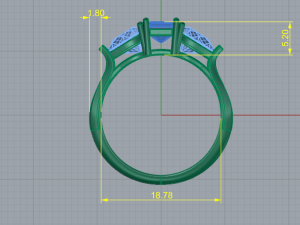 61 Female ring 3D-printmodel