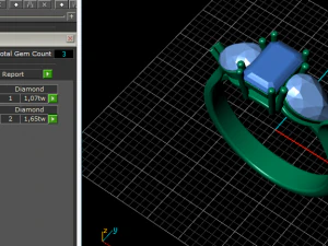61 Female ring 3D Print Model