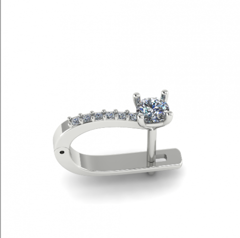 62 Earrings 3D Druckmodell .c4d .max .obj .3ds .fbx .stl .blend 