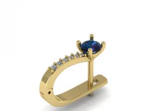 62 Earrings 3D Print Model