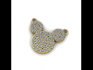 64 Pendant mickey mouse 3D Print Model
