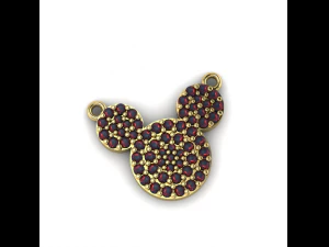 64 Pendant mickey mouse 3D Print Model