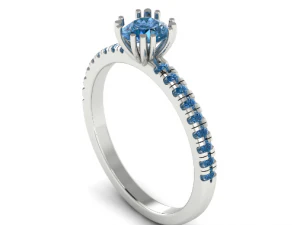 65 Engagement ring 3D Print Model