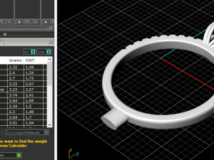 65 Engagement ring 3D Print Model