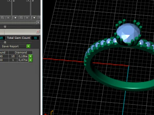 65 Engagement ring 3D Print Model