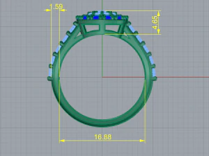 67 Ring 3D Print Model
