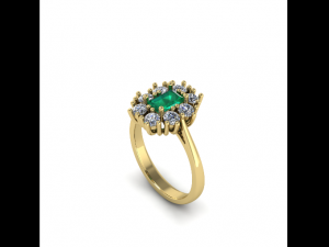 68 Beautiful female ring 3Dプリントモデル