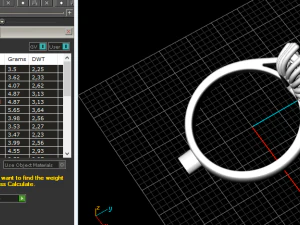 68 Beautiful female ring 3D Print Model