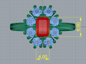 68 Beautiful female ring 3Dプリントモデル