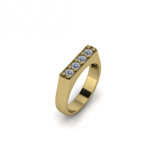 70 Ring 3D Принт Модель .c4d .max .obj .3ds .fbx .stl .blend