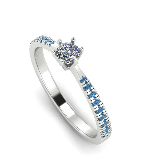 71 Beautiful female ring 3D Print Model .c4d .max .obj .3ds .fbx .stl .blend 