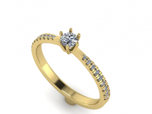 71 Beautiful female ring Modelo de Impressão 3D