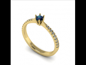 71 Beautiful female ring Modelo de Impressão 3D