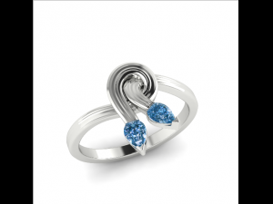 72 Female ring 3D-printmodel