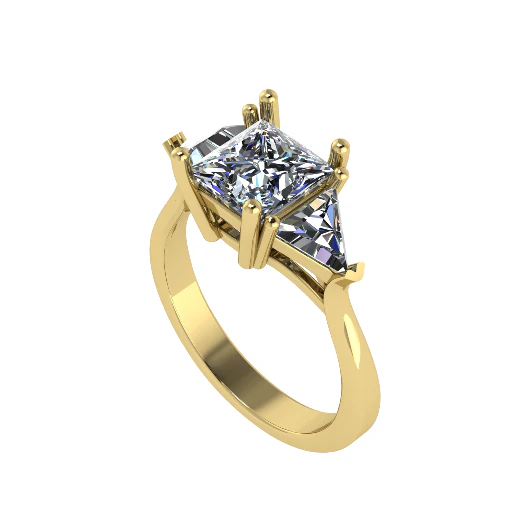 76 Female ring 3D Print Model .c4d .max .obj .3ds .fbx .stl .blend