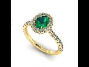78 Female ring 3D Принт Модель
