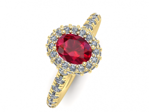 78 Female ring 3Dプリントモデル