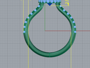 78 Female ring 3Dプリントモデル