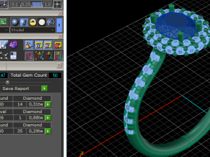 78 Female ring 3Dプリントモデル