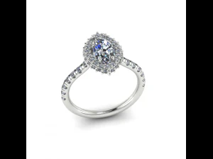 79 Жіноча каблучка 3D Принт Модель