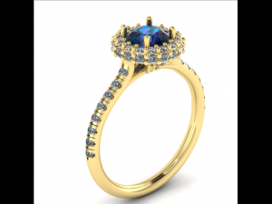 80 Female ring 3Dプリントモデル