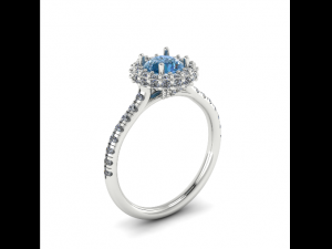 80 Female ring 3D Print Model